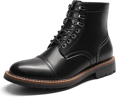 Botas De Vtir De Punta Trecha Para Hombre, Botin De Piel