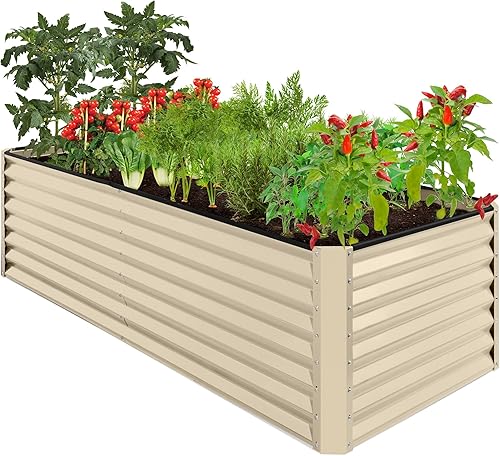 Miniatura 75 de Best Choice Products Cama de jardín elevada de metal para exteriores de 6 x 3 x 2 pies, maceta de raíces profundas para verduras, flores, hierbas