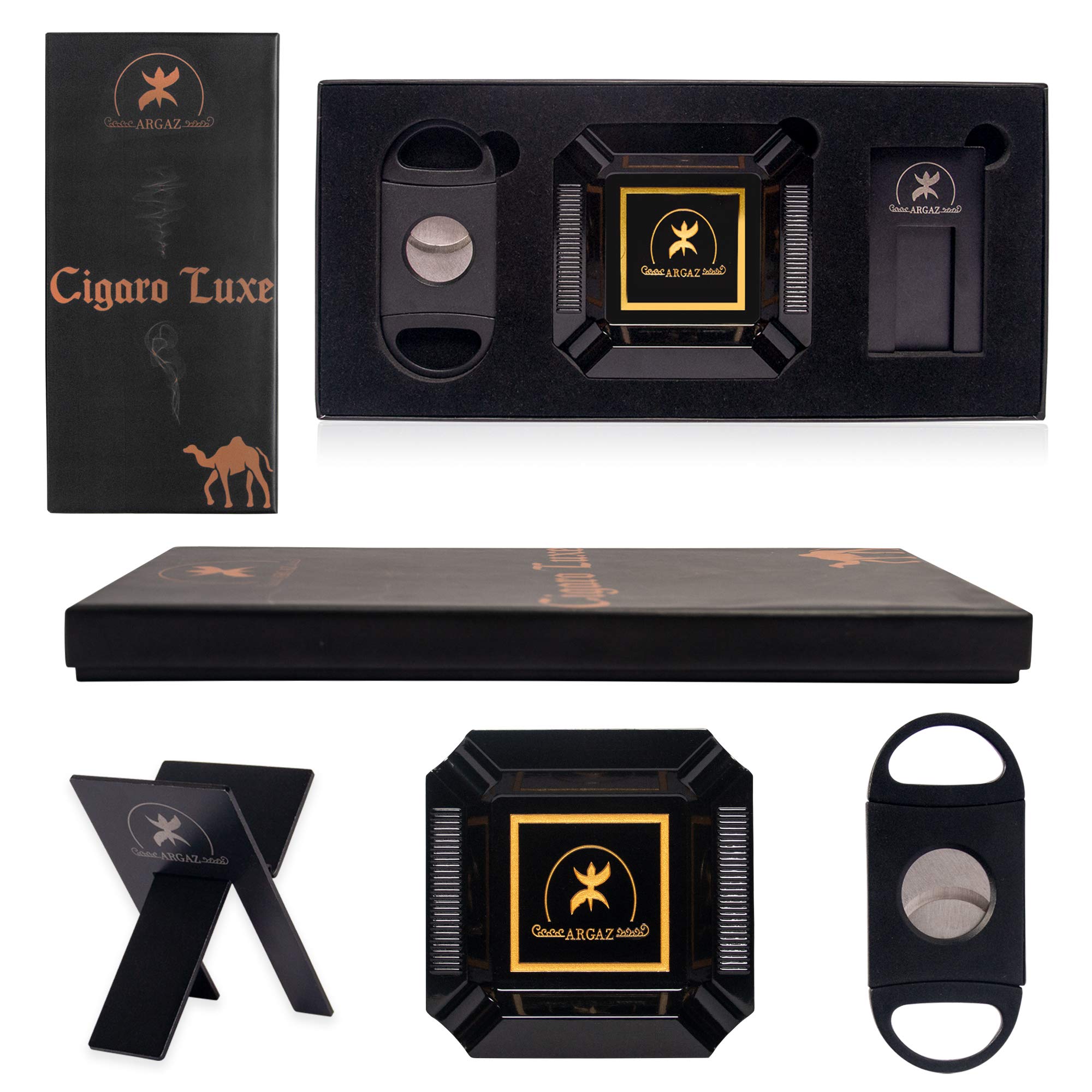 Buy ARGAZ Cigar Ashtray Set Cigaro Luxe includes Luxurious Cigar