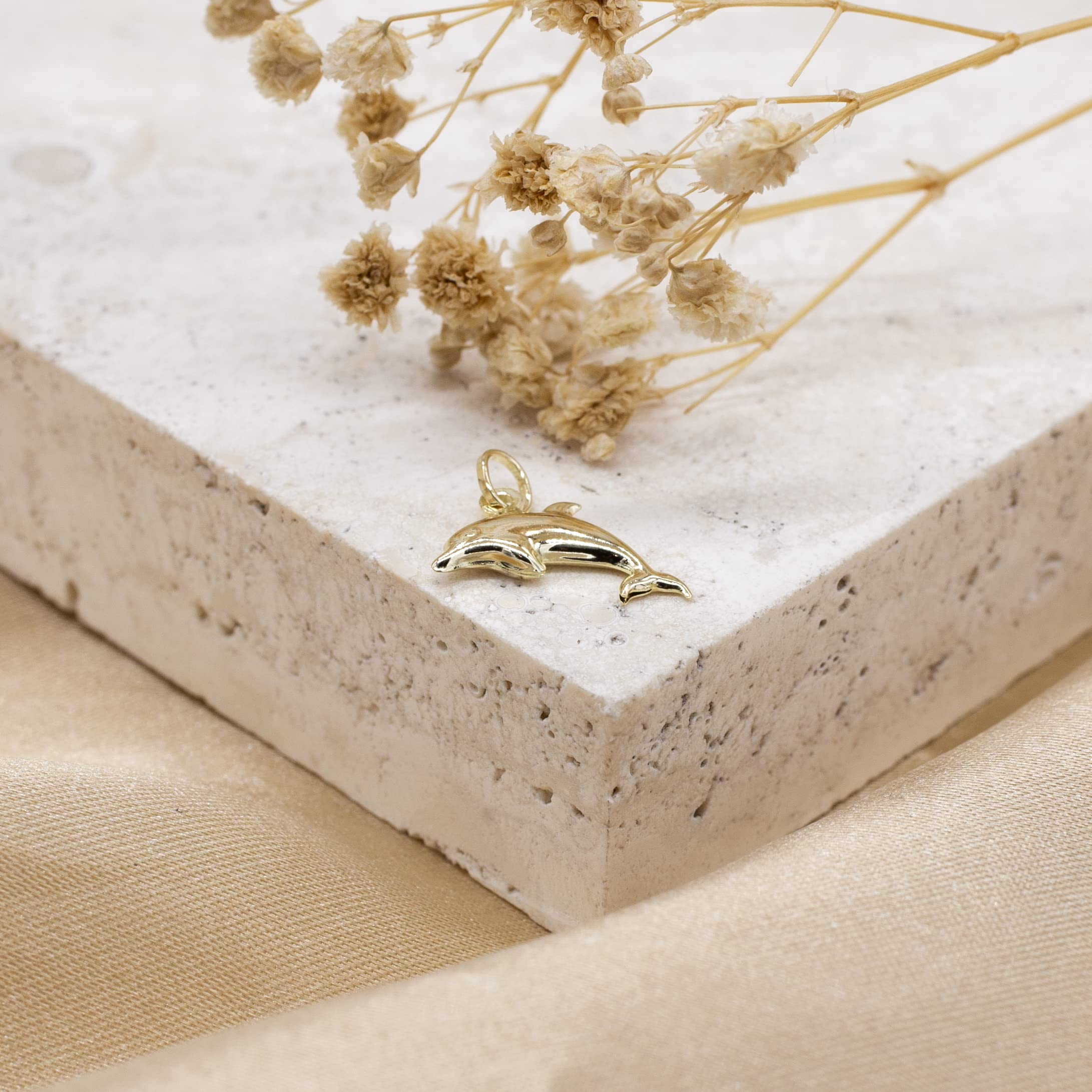 CARISSIMA Damen 9 Karat Gelbgold Delphin Talisman Anhänger