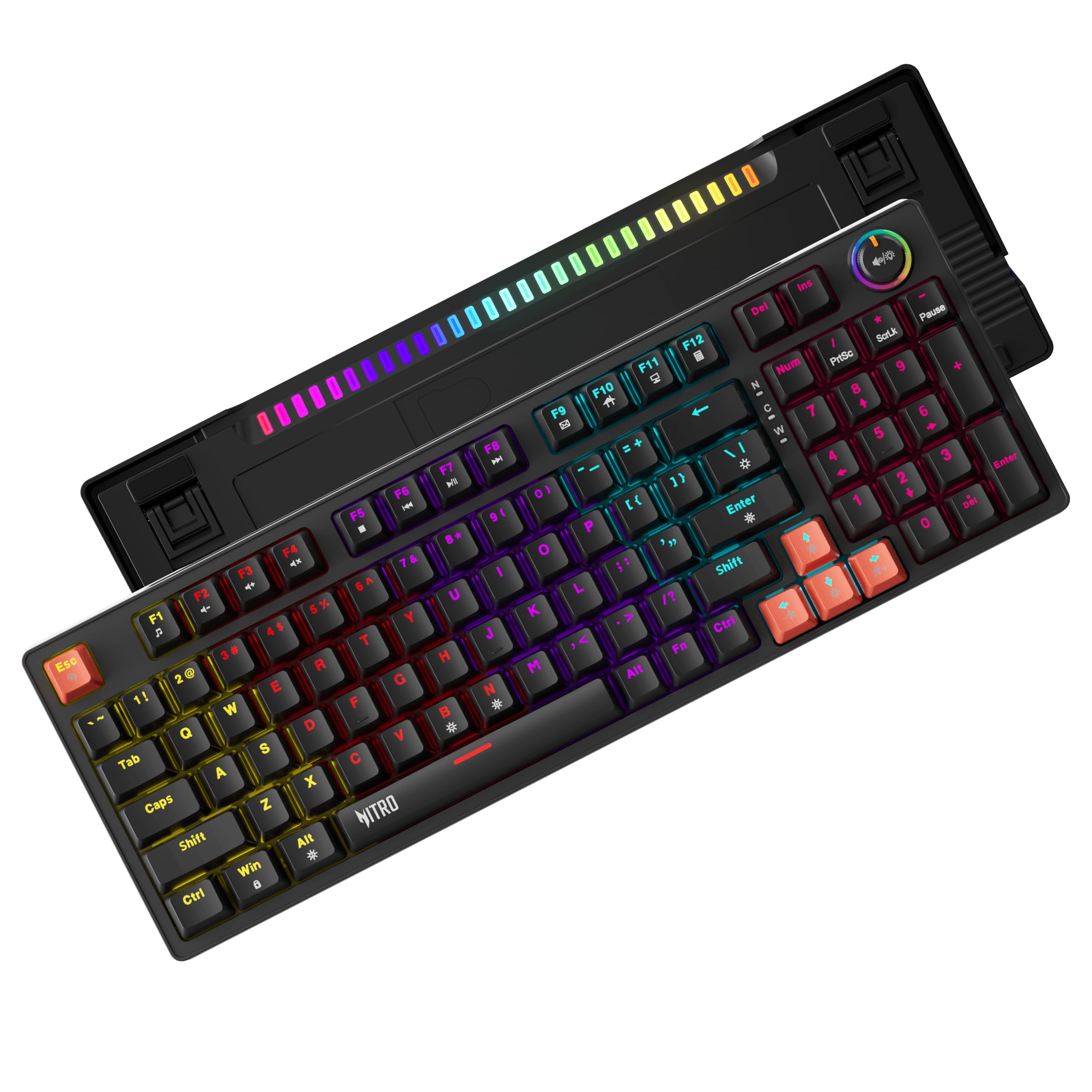 Acer ディスプレイとメカニカルキーボードセット Amazon.com: Acer Nitro G Wired Mechanical Gaming Keyboard | 98