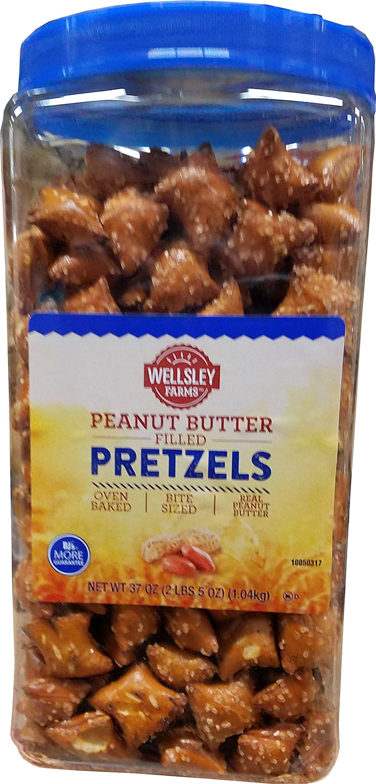 Wellsley Farms Peanut Butter Pretzels, 37 Ounce
