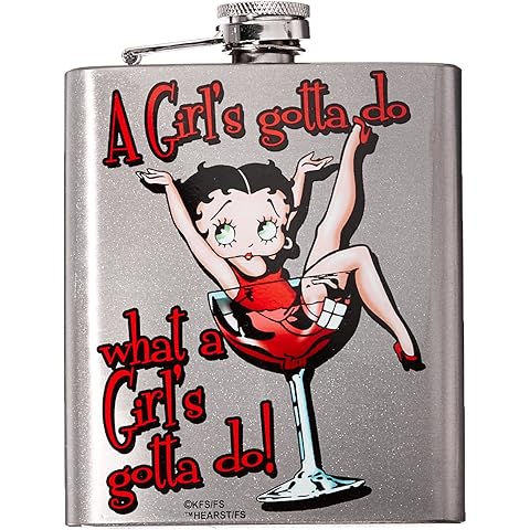 Spoontiques Betty Boop Hip Flask