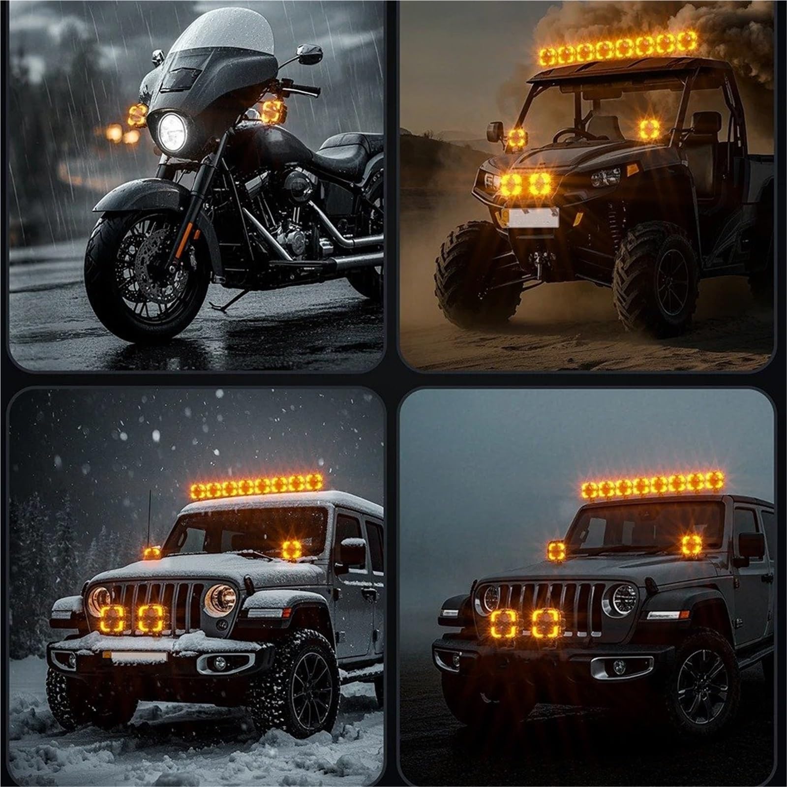 KIRYU Automóvil Faros Luz De Trabajo LED 2 Piezas