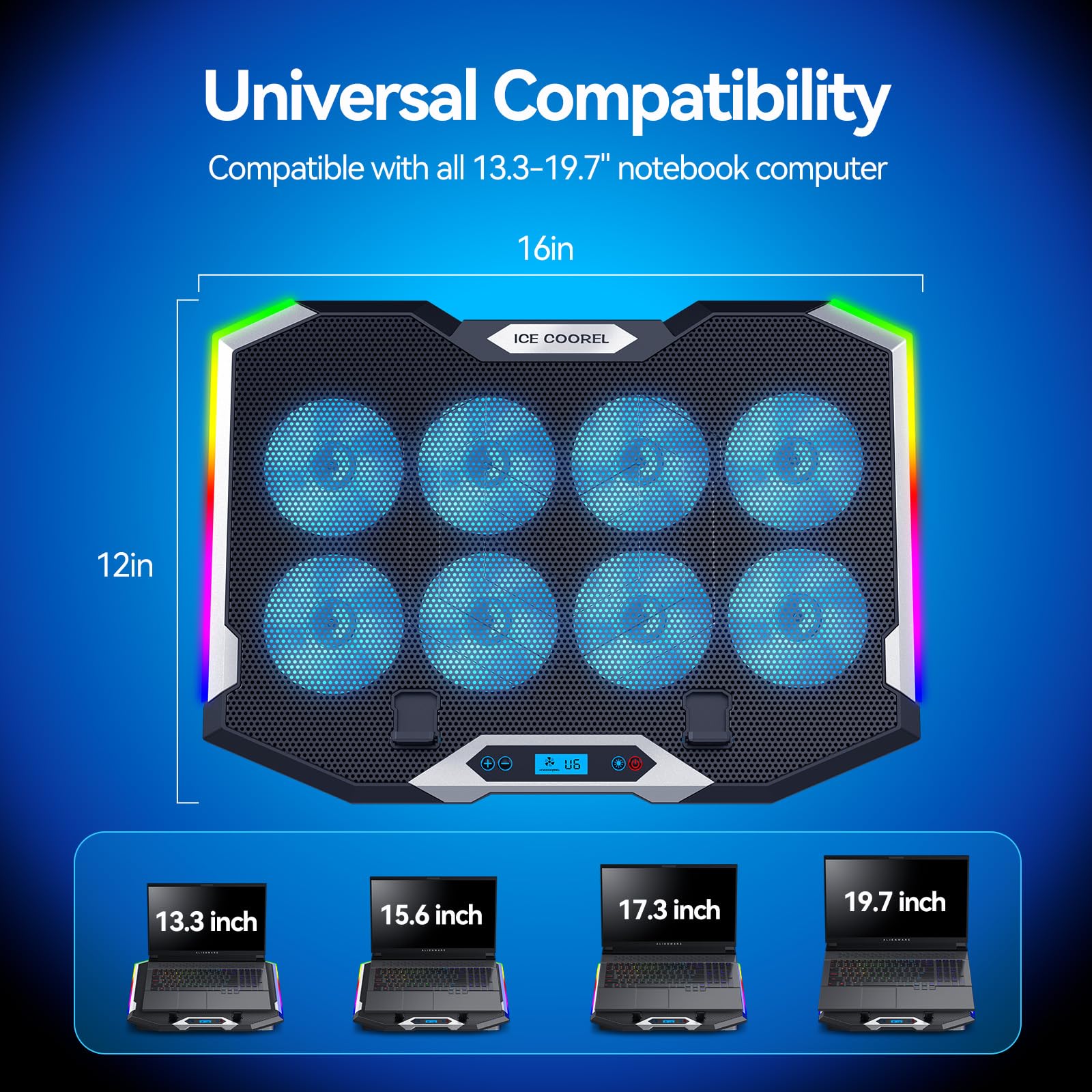 ICE COOREL Laptop Cooling Pad