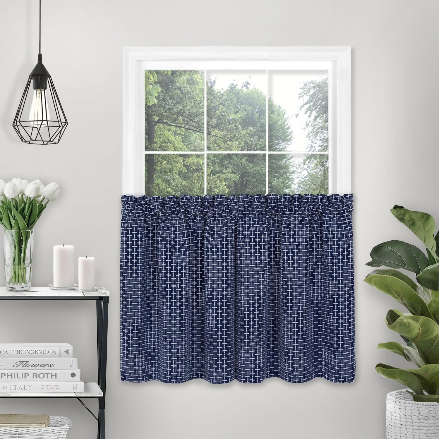 Rideaux de fenêtre Bedford Home Decor pour illuminer doucement votre cuisine