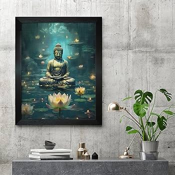 ●美品 【美術品：刺繍絵】白頭山・天池 88cm × 50cm (額縁含む) ○美品 【美術品：刺繍絵】白頭山・天池 88cm × 50cm (額縁含む