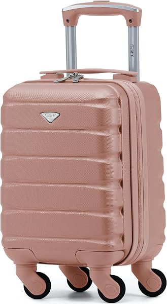 Flight Knight Maleta Rigida Ligera De 4 Ruedas Equipaje De Mano De Cabina Abs Aprobado para Mas De 100 Aerolineas como British Airways, Easyjet Y Tamano Maximo para Ryanair 40x20x25cm - 1