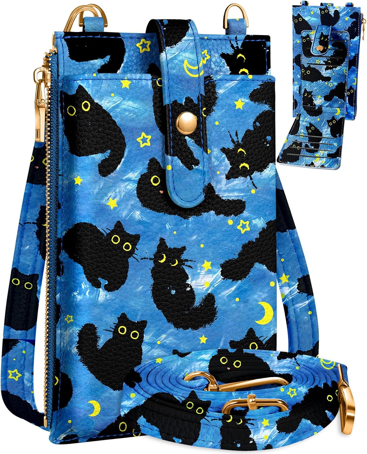 Miss Adola RFID Cell Phone Purse Crossbody Bag for Women