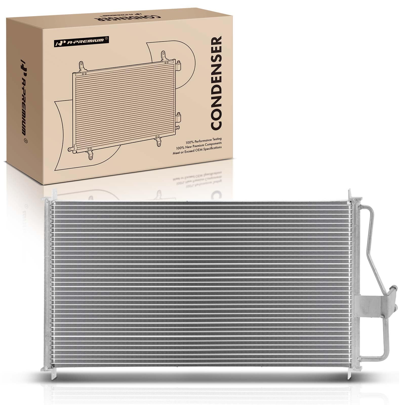 Photo 1 of A-Premium Air Conditioning A/C Condenser Compatible with Chevrolet Camaro 1986-1991 & Pontiac Firebird 1986-1991, Replace# 3058523