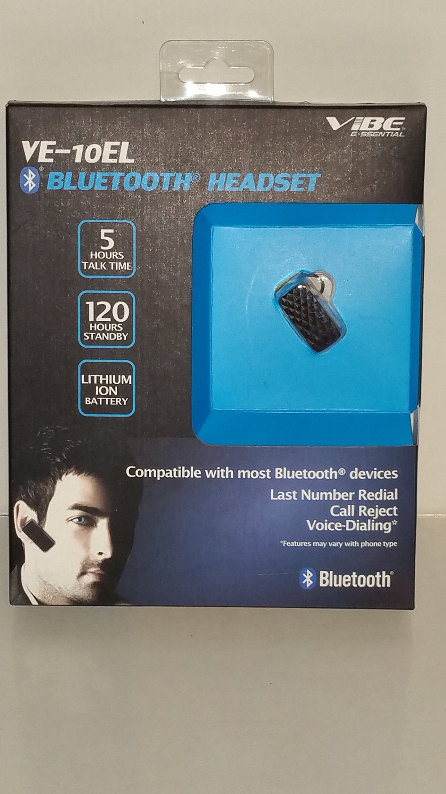 VIBE VE-10EL BLUETOOTH HEADSET - BLACK