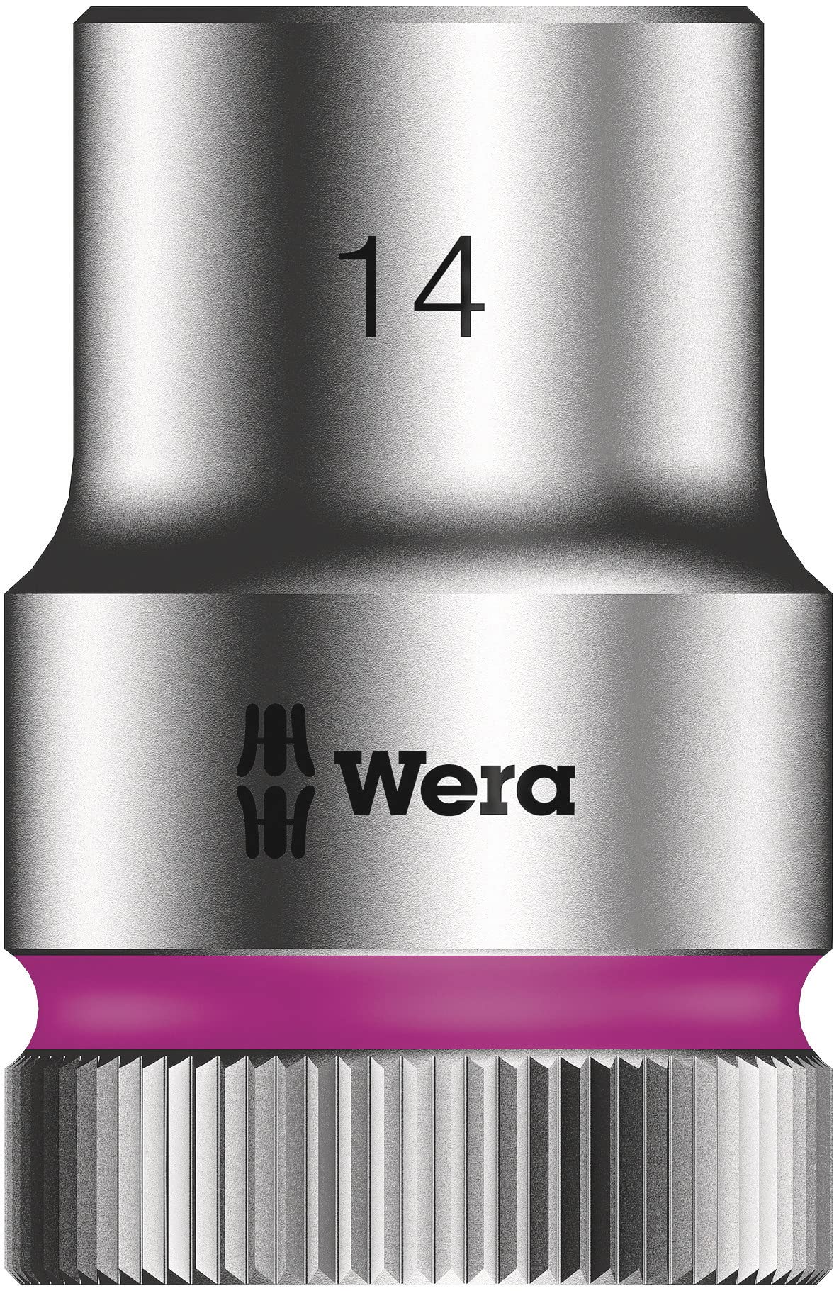 Wera 05005460001 Juego de llaves de vaso Zyklop en tira magnética de vasos C 4, arrastre de 1/2", 9 piezas, Negro