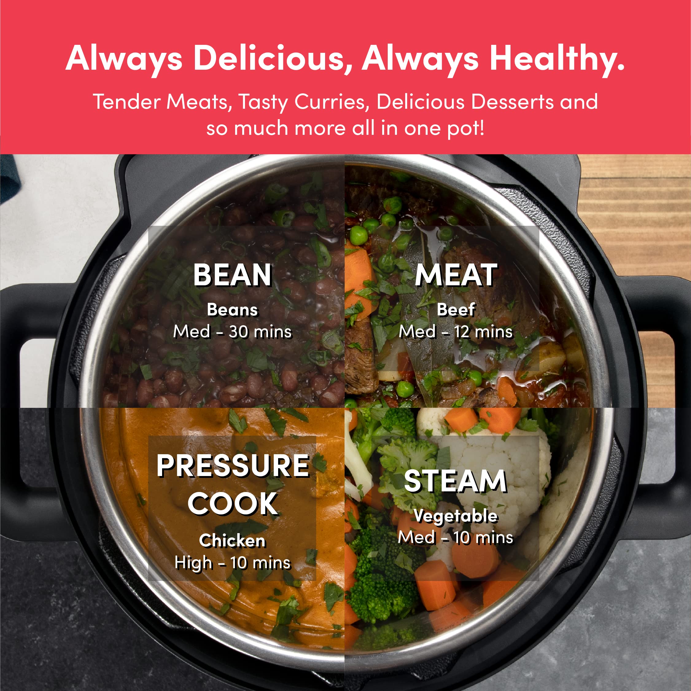 Nutricook Smart Pot 2, 8 Liters, 9 In 1 Electric Pressure Cooker, Slow