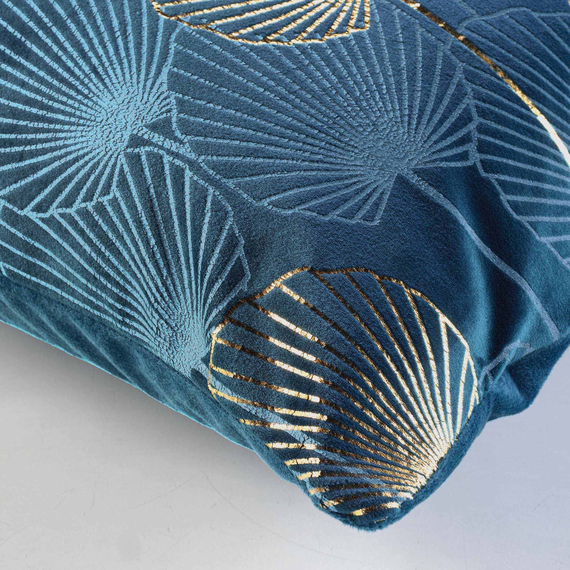 Fodera Cuscino Geomini 40x40 Cm Douceur D'Intérieur – Cotone Con Stampa Oro, Elegante E Morbida