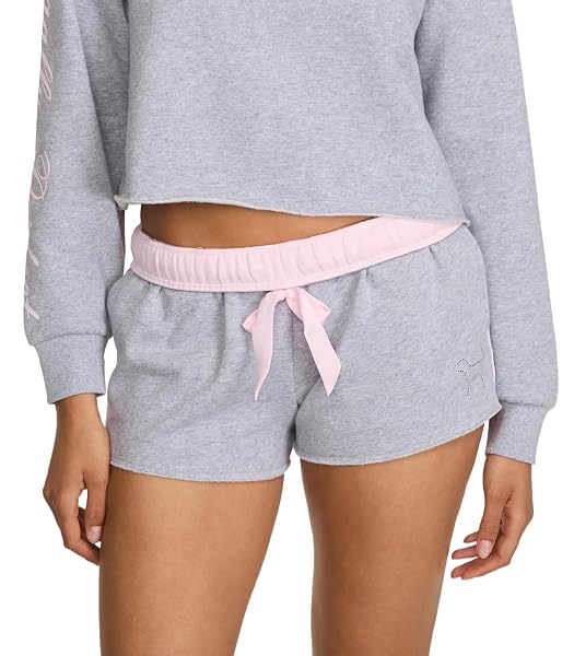 维多利亚的秘密粉色 | Elle Campus Fleece™ 短裤, 中灰色, XL -60%