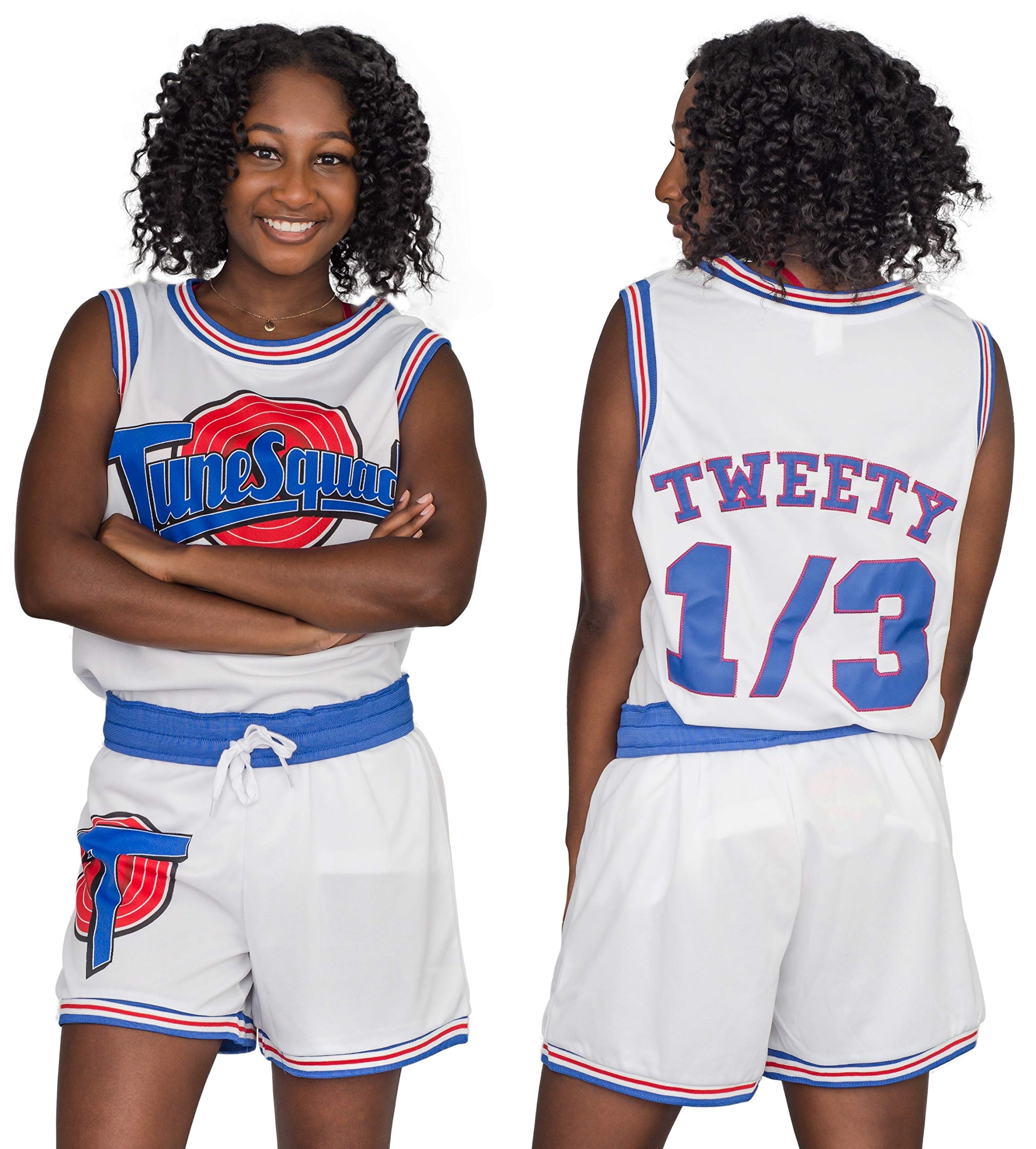 Space Jam Tune Squad Basketball Jersey (X-Large, Tweety)