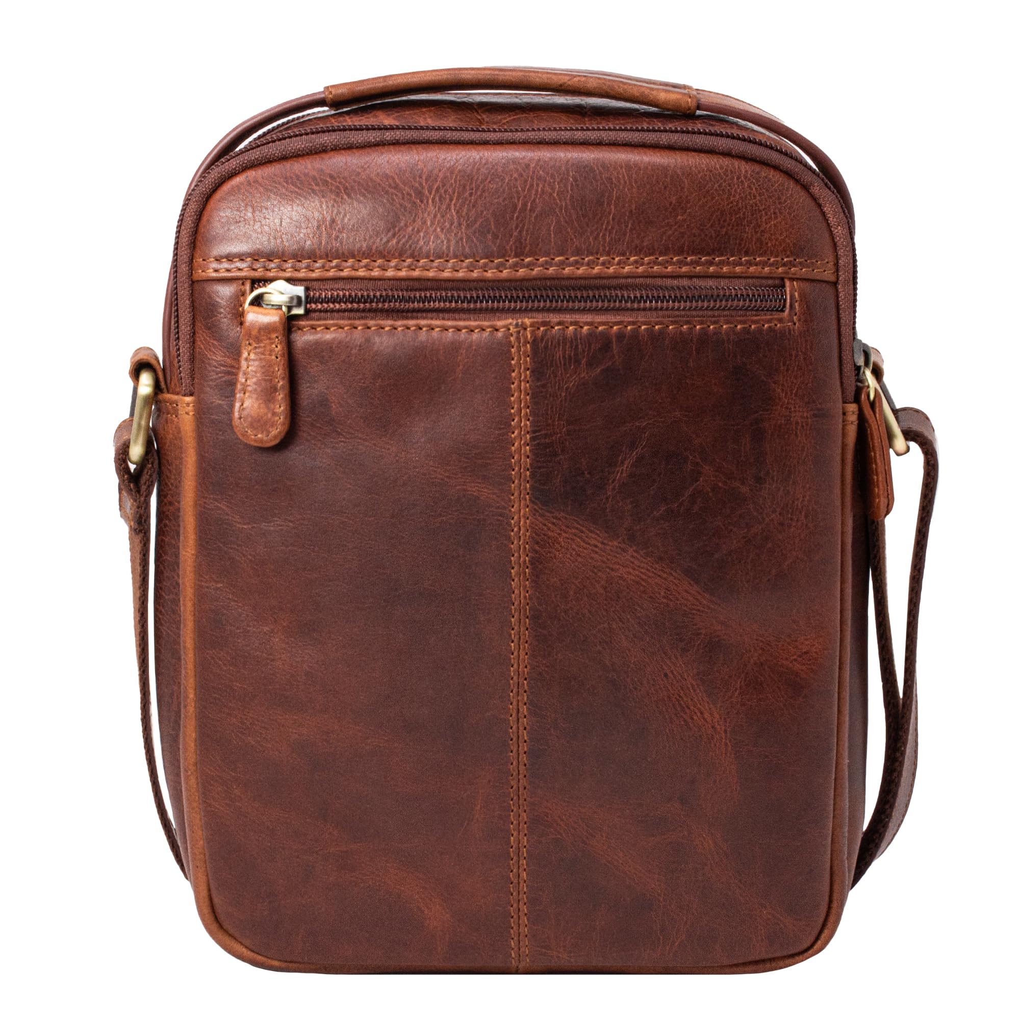 STILORD "Salva Piccolo Borsello Uomo Pelle Nero Borsa a Tracolla Crossbody Borse Messenger Cuoio Borsa a Spalla Borselli per Ufficio Viaggi Vita Quotidiana Tablet 8 Pollici