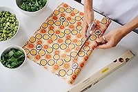 Vista 3 de SUPERBEE - Rollo de cera de abeja, reutilizable para alimentos, rollos de envoltura, papel de abejas reutilizable para envolver verduras y queso