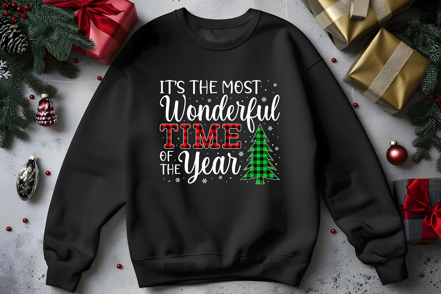 Its Most The Wonderful Time Of The Year Christmas Ugly Sweater Gifts Shirt for Women Men Boys Girls Kids Toddler