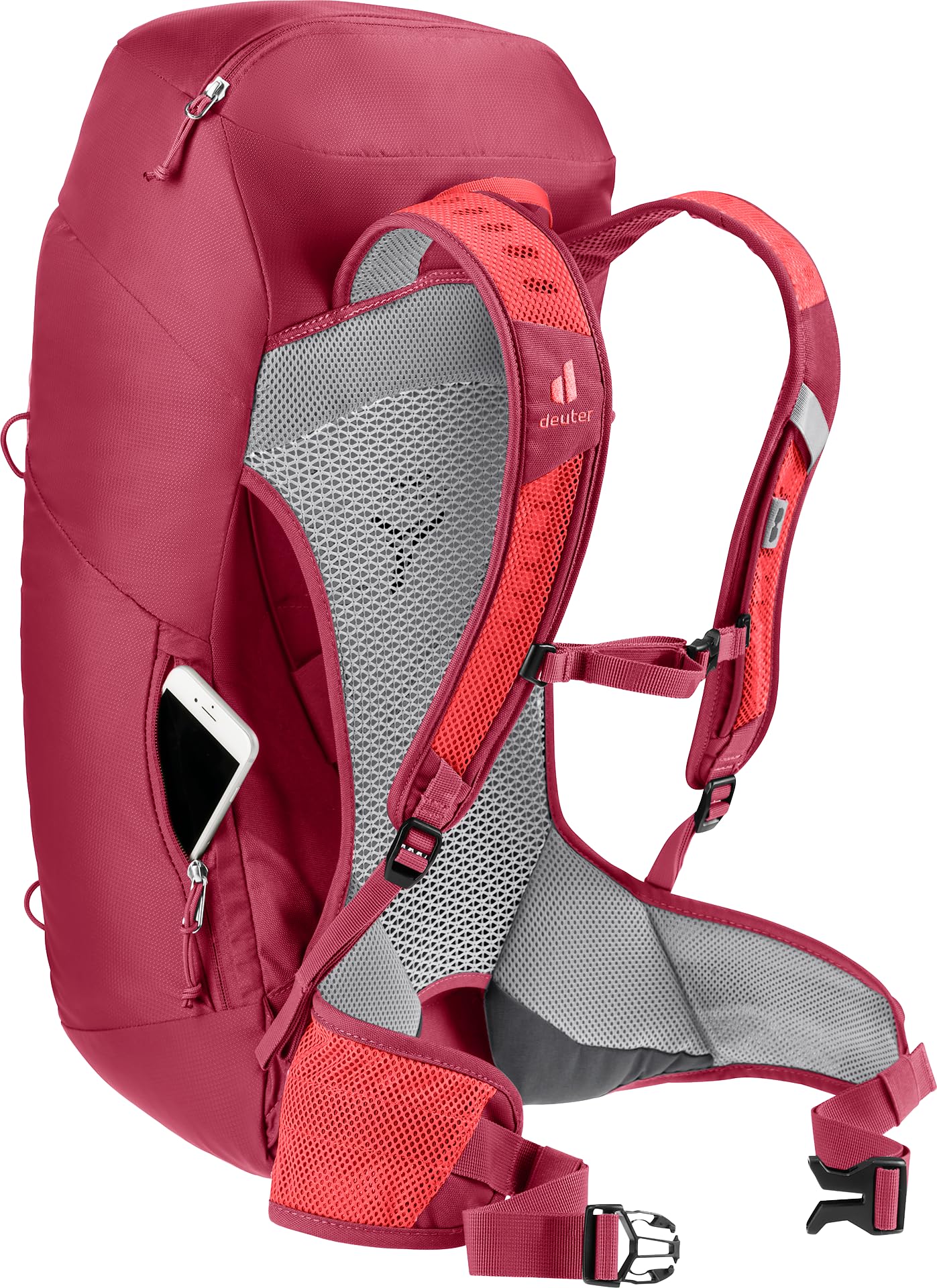 deuter AC Lite 30 plecak trekkingowy, Cherry-masala, 30 L, Minimalistyczny