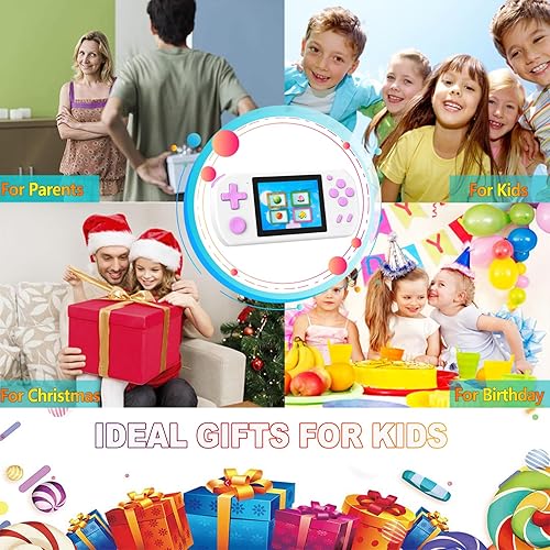 Miniatura 6 de Great Boy Juegos de mano para niños con 218 videojuegos retro de 3.0 pulgadas, pantalla a color, recargable, juego de arcade, regalo de cumpleaños