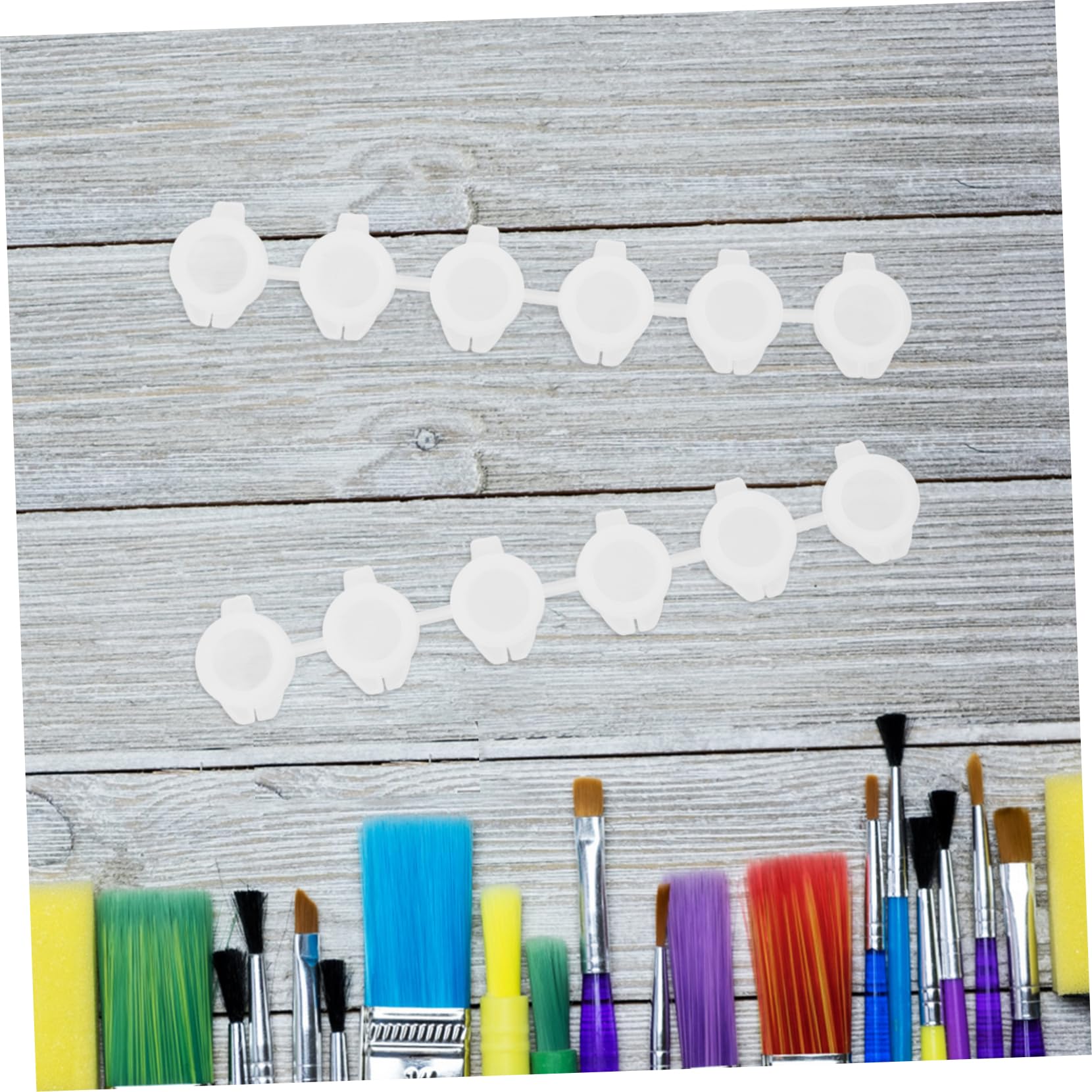 OSALADI 4 Ensembles Lot de Pots Peinture Vides Transparents avec Couvercles Contenants Compacts Et Étanches pour Rangement Peinture Petits Récipients Pratiques pour Travaux 30 Pièces * 4