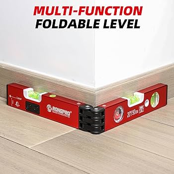 ケーナペルーPro. RONGPRO 20Inch Foldable Magnetic Level-with 30Ft Laser