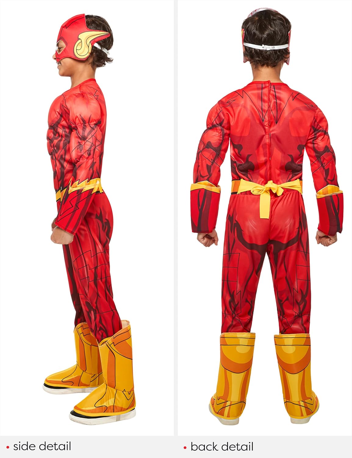 Rubies DC Comics Superheroes: The Flash Costume for Kids, Boy's Large