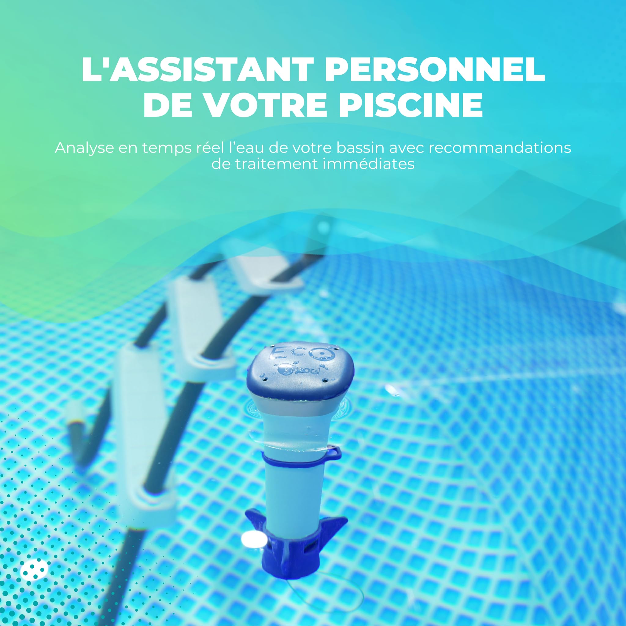 EcO Start Sel - Analyseur de Traitement de l'eau pour Piscine et Spa au sel (EcO Salt)