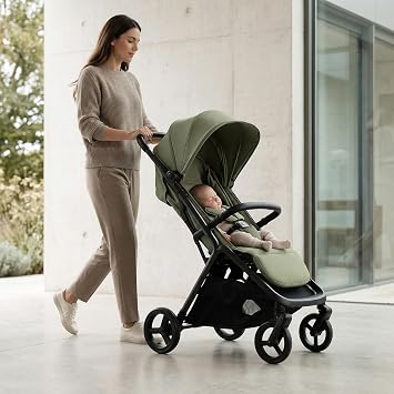 Push Me Astro Stroller with Auto Compact Fold - Sage