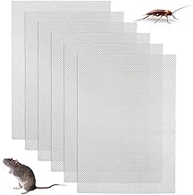 LANAFAY 6Pcs Wire Mesh Sheet, 304 Stainless Steel Woven Wire, 20 Mesh Metal Mesh Sheet, A4 Rodent Control Insect Mesh Drain Cover Fine Wire Mesh for Cover Air Bricks Windows Door Filter(150x210mm)
