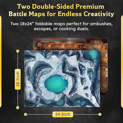 Miniatura 5 de Cooking Quest - Miniaturas 2D, juego de aventuras DND con minifiguras delgadas, minifiguras acrílicas DND, mapa de batalla compatible con D&D y