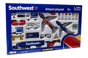 Set de Juego de Aeropuerto Daron Southwest Airlines Die-Cast Edades 3+ SOUTHWEST (LARGE)