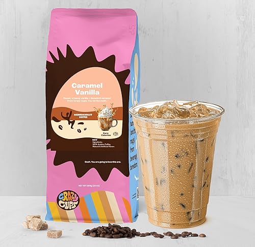 Miniatura 8 de Crazy Cups Paquete variado de café molido saborizado, incluye tostadas francesas de canela, vainilla caramelo, especias de caramelo de calabaza, en