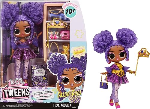 LOL Surprise Tweens Fashion Doll Cassie Cool con más de 10 sorpresas - Gran regalo para niños a partir de 4 años