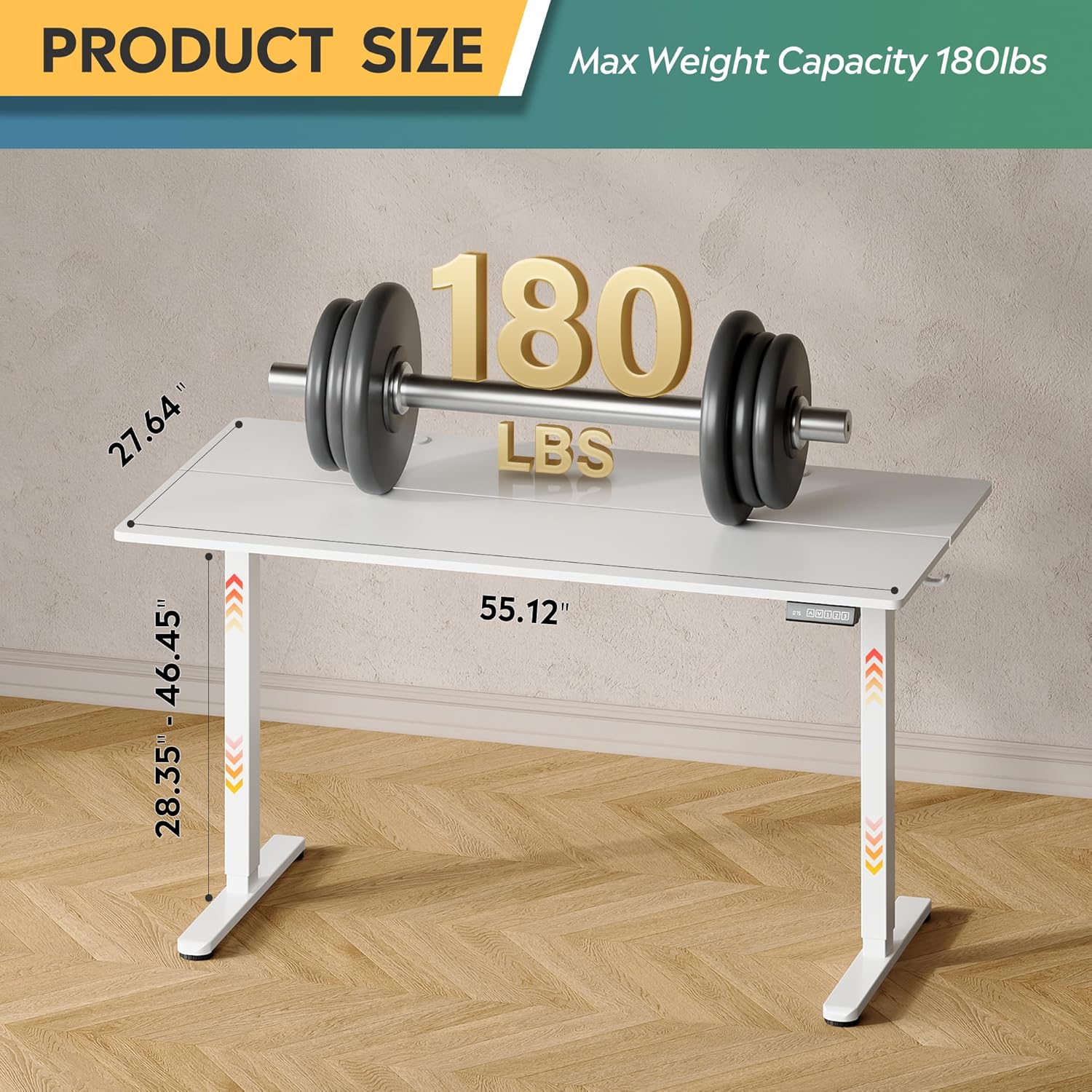 Transform Your Workspace: DEVAISE 55 Inch Electric Standing Desk Review