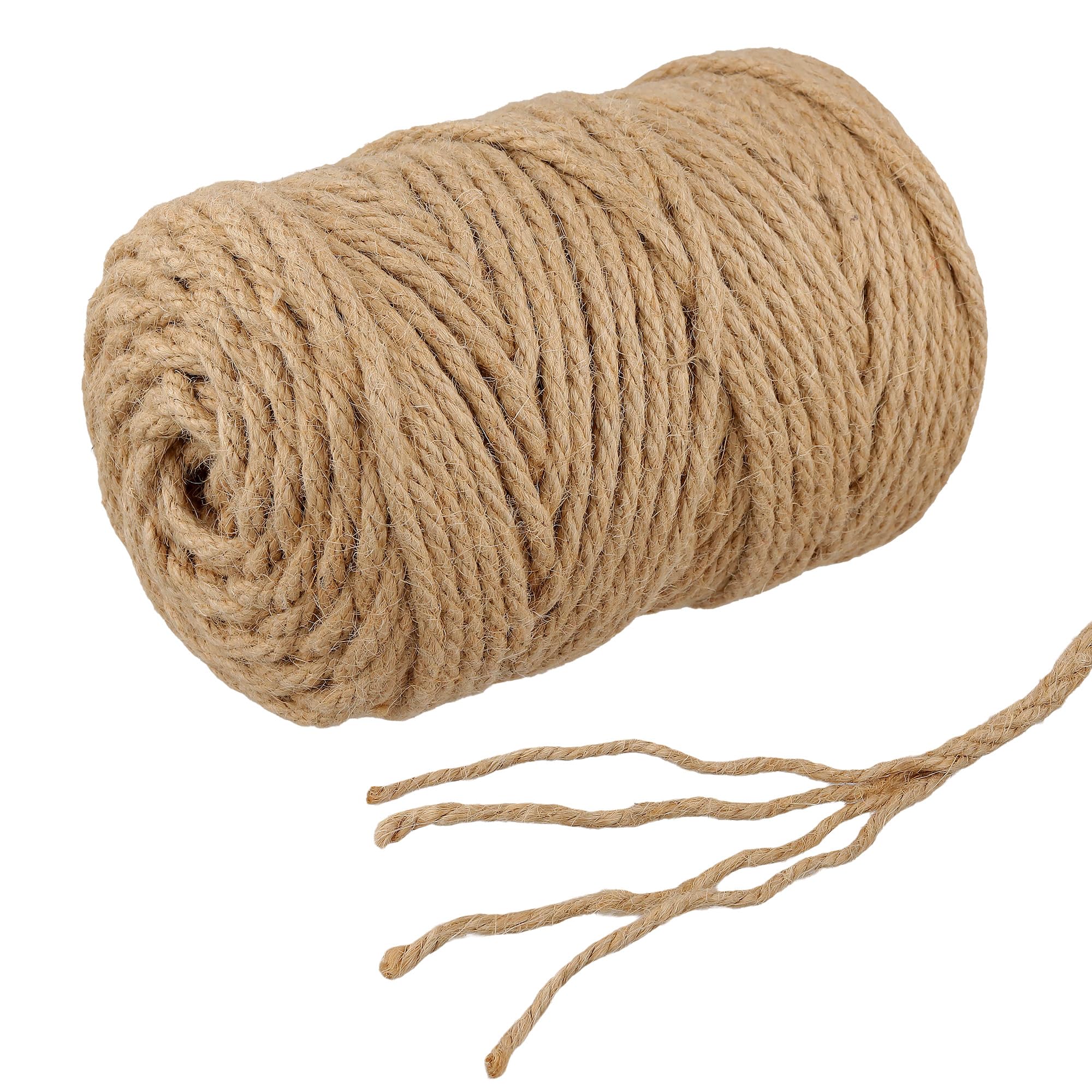 Cuerda de sisal de 6 mm x 100 m para reparar el rascador desgastado de tu gato