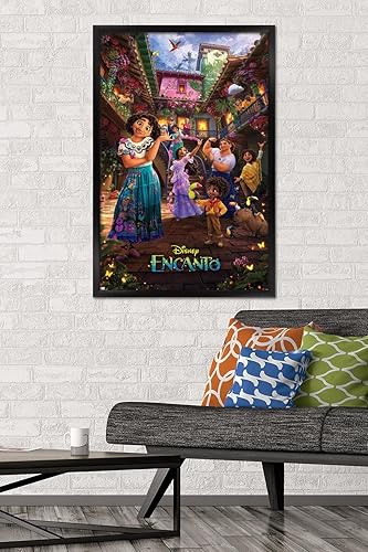 Miniatura 2 de Trends International Disney Encanto - Póster familiar de una hoja, 22.37 x 34.00 pulgadas, versión enmarcada en negro