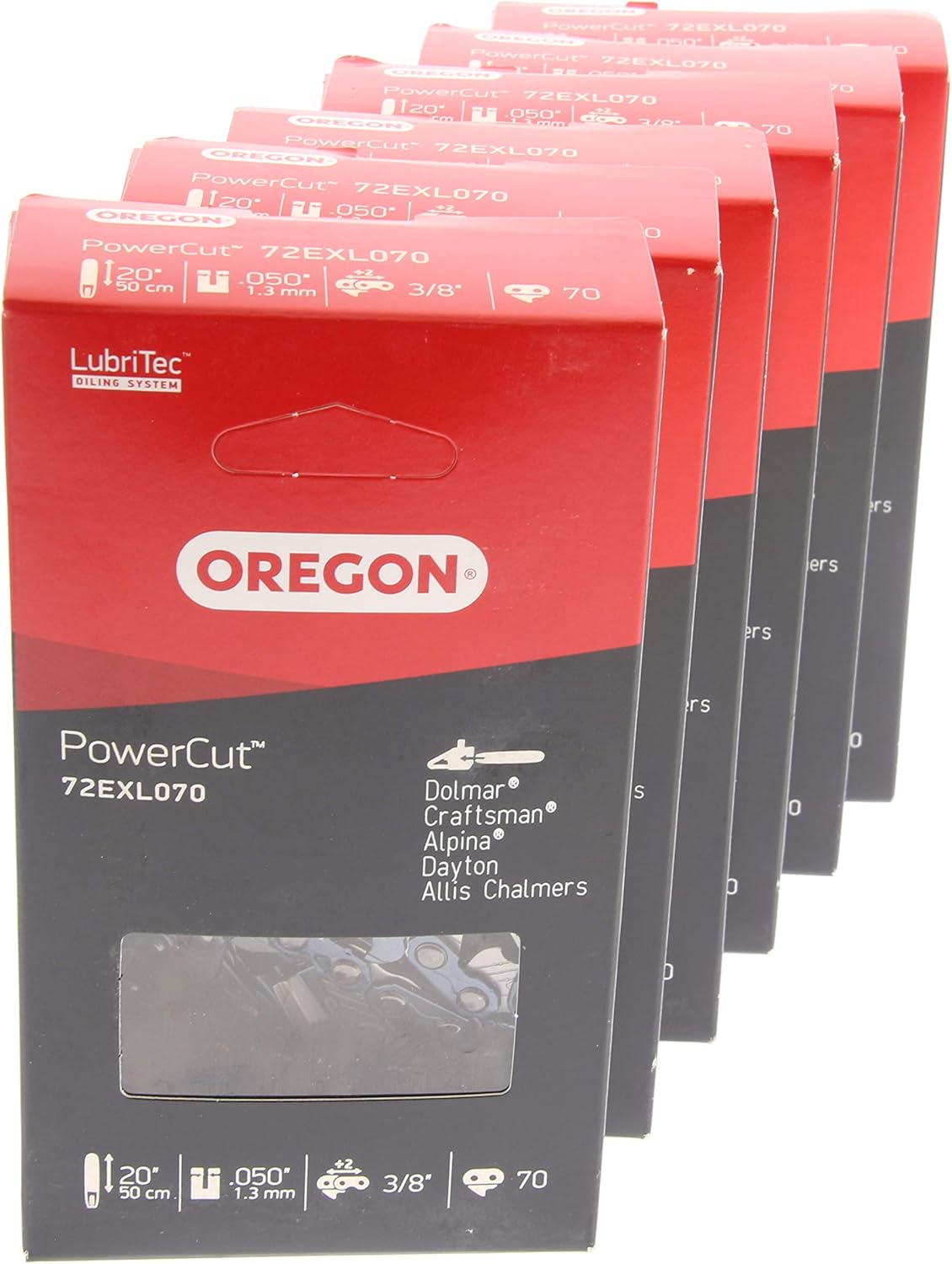 Oregon 20" Latest Pro Chisel Chain 72EXL 70 Drive Links (D70/E70 Compatible) Fits Echo CS-590 Timberwolf, CS-600 (2)