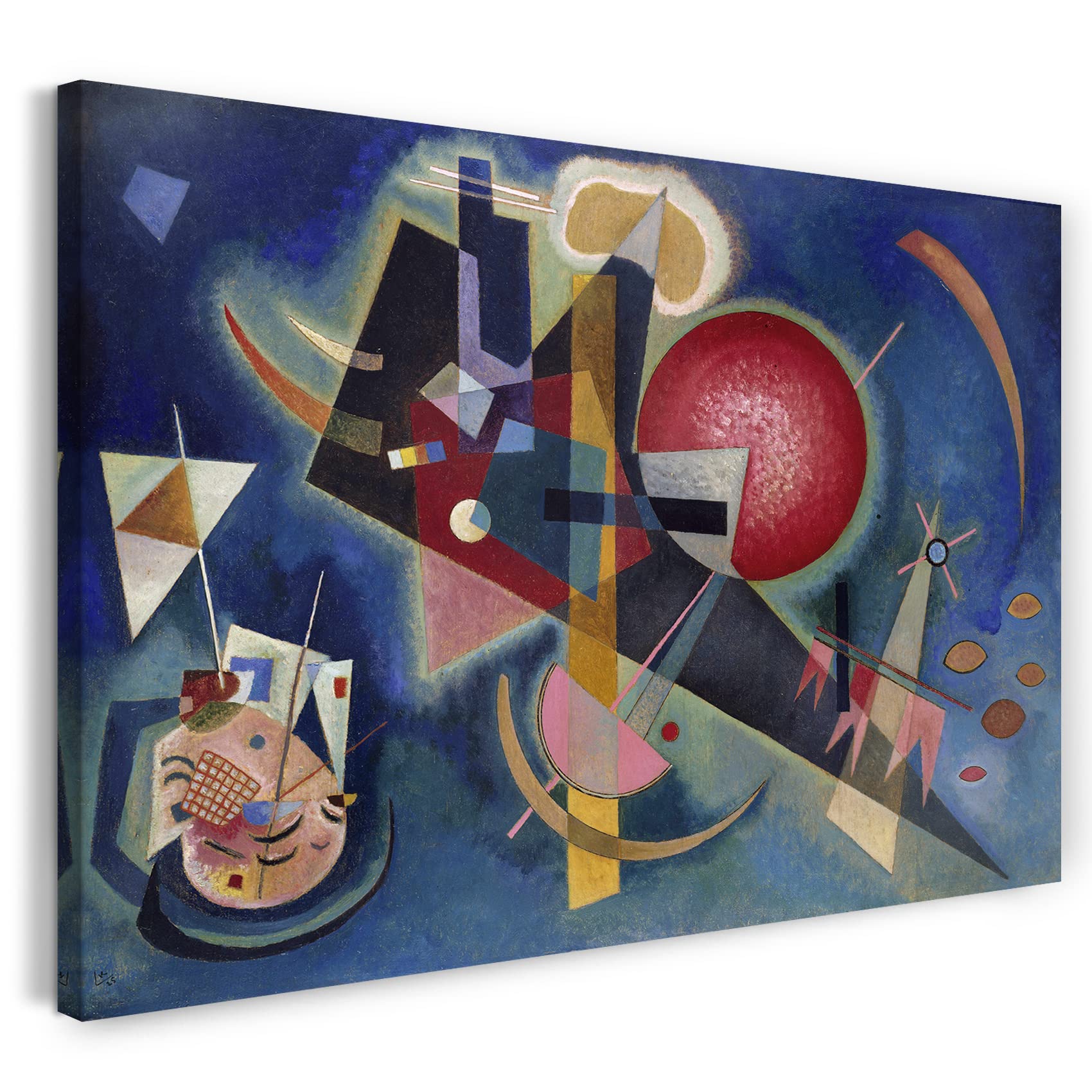 Impression sur Toile de Qualité Kandinsky in Blue Œuvre 1925