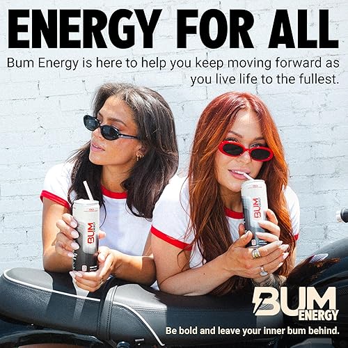 Vista 113 de BUM - Bebida energética sin azúcar, cereza escarcha, ligeramente carbonatada y sin colores artificiales, cafeína natural y citicolina para energía