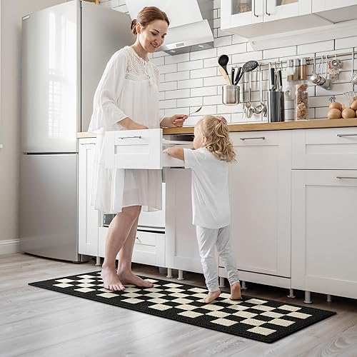 Miniatura 350 de GRANNY SAYS Felpudo para interiores, 32 x 48 pulgadas, antideslizante, tapete grande para puerta, tapete de bienvenida para exteriores, lavable