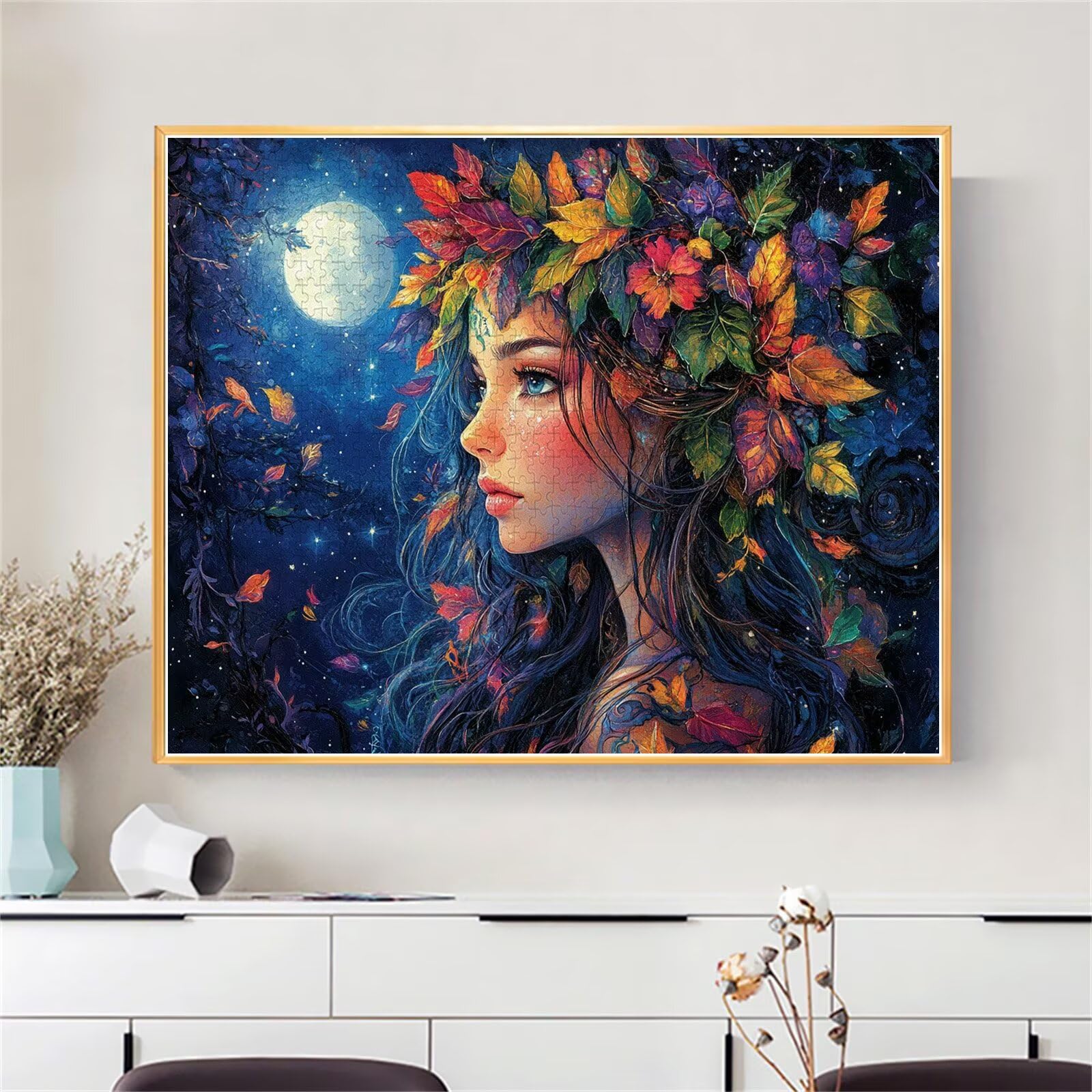 Puzzle Erwachsene 2000 Teile Frau Abstrakt Educa Jigsaw für Kinder ab 8 Jahren Mädchen Jungen, Erwachsene Impossible Klassische Puzzles Schwer, Anspruchsvoll Spielspaß, Als Geschenke 70x99cm t-782