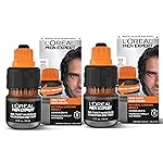 LOreal Paris Men Expert One Twist Mess Free Permanent Hair Color, Mens Hair Dye to Cover Grays, Easy Mix Ammonia Free Application, Dark Brown 03, 2 Application Kit