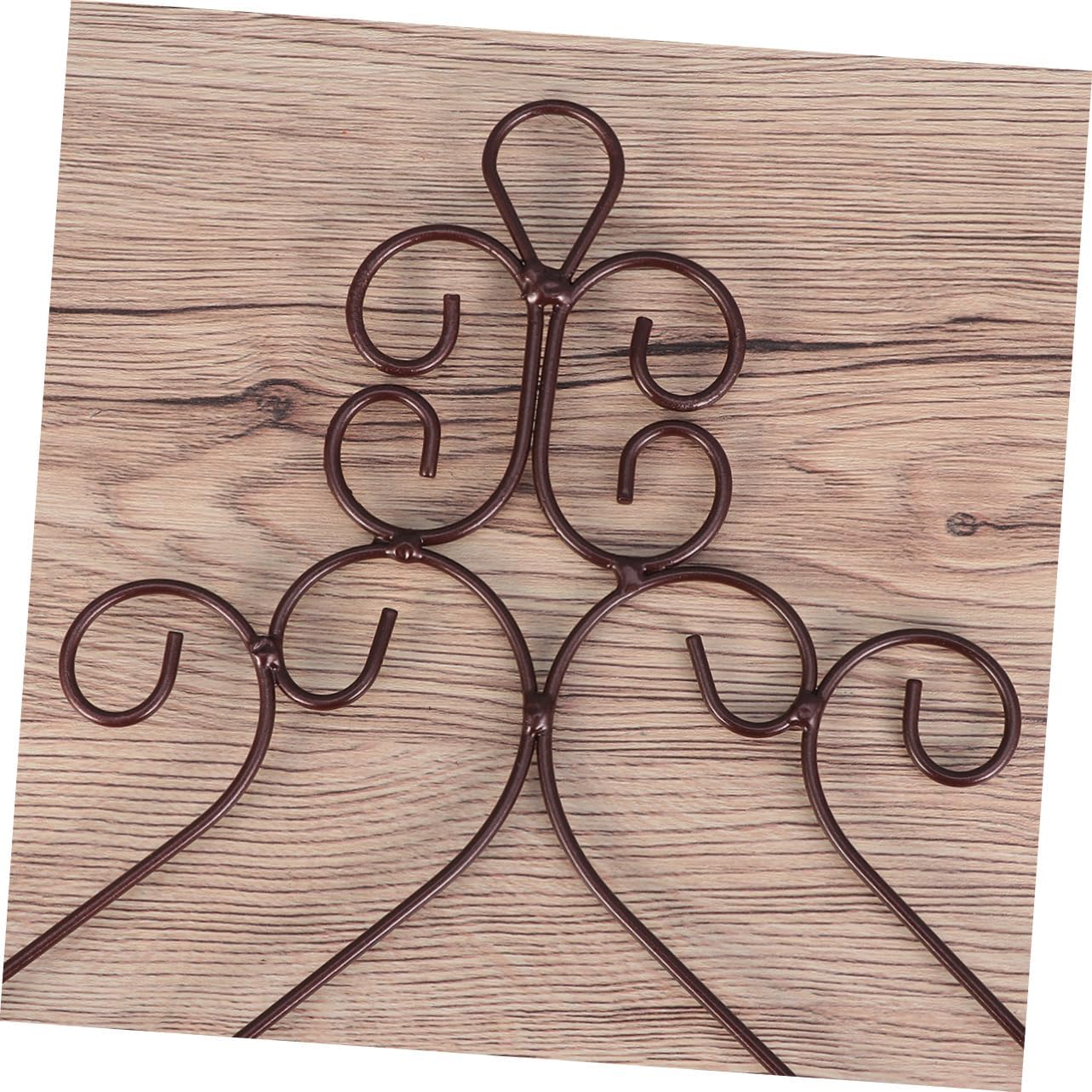 GANAZONO Railing Planters Outdoor Balcony Metal Wall Planter Basket Hanging Plant Basket Holder Half Round Hanging Baskets for Porch Balcony Fence Decor Bronze