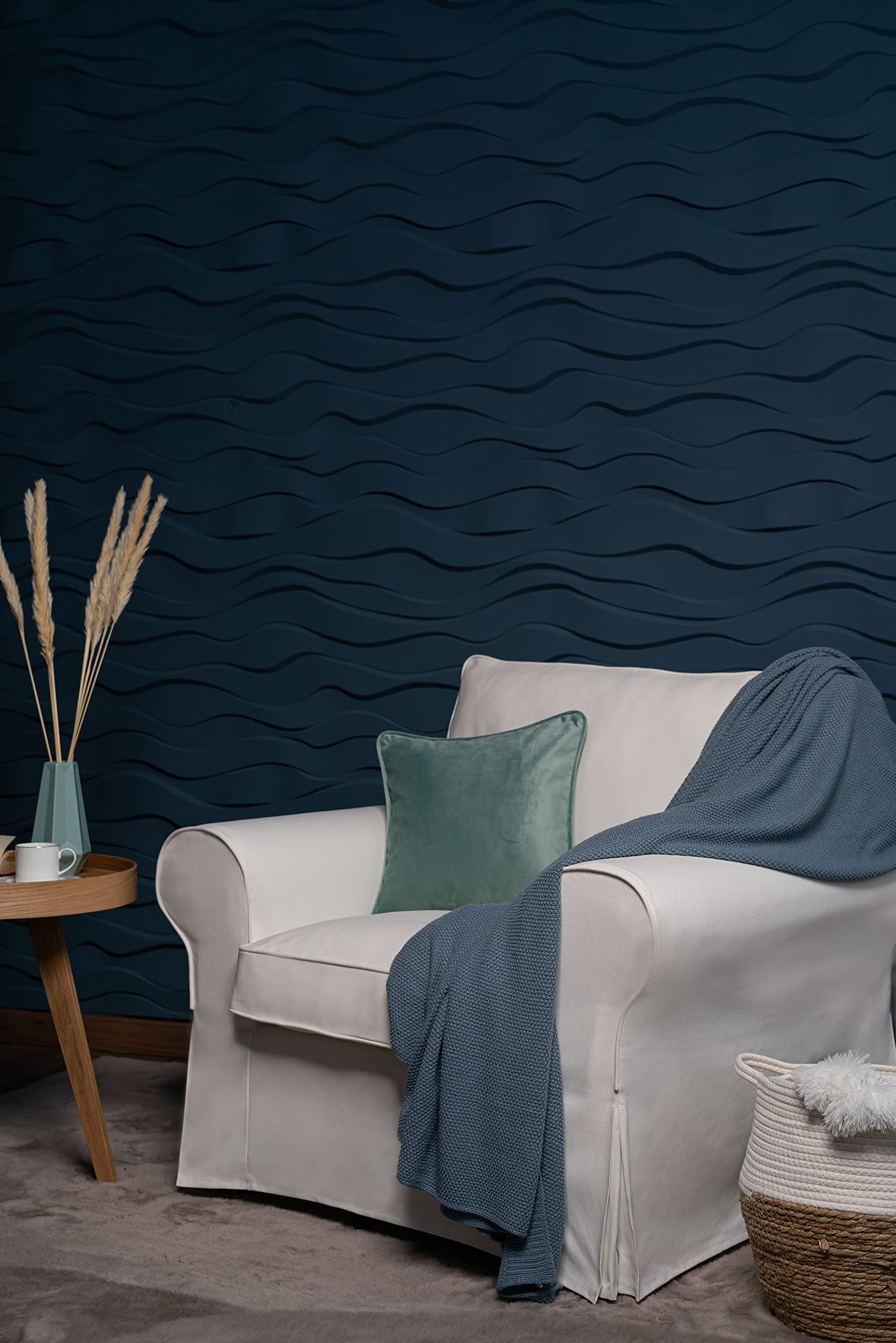 MASTERS OF COVERS Sesselbezug für IKEA EKTORP Sessel – Passgenauer Ersatzbezug, 100% Baumwolle, Handgefertigt, Abnehmbar & Waschbar | Passend für IKEA Ektorp Sessel. Handgefertigter Bezug aus 100% Baumwolle, abnehmbar und waschbar.
