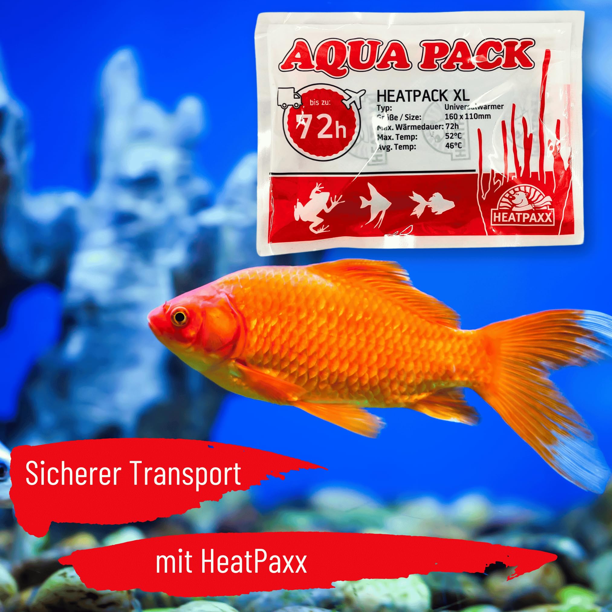 HeatPack 72h | Cuscino termico per la spedizione di animali | Spedizione per piante | 15,5 cm x 11 cm (10)