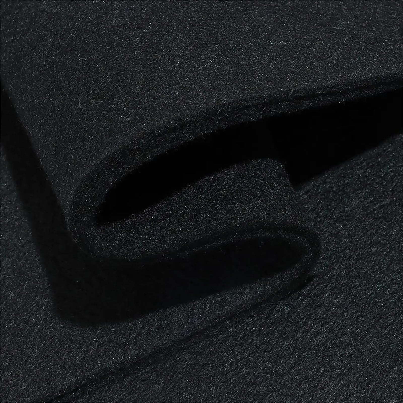 Manta protectora de soldadura ignífuga, fieltro fibra carbono negro, ignífugo, resistente a altas temperaturas, 2 uds para Soldadura y Corte(6MM-400mmx400mm)