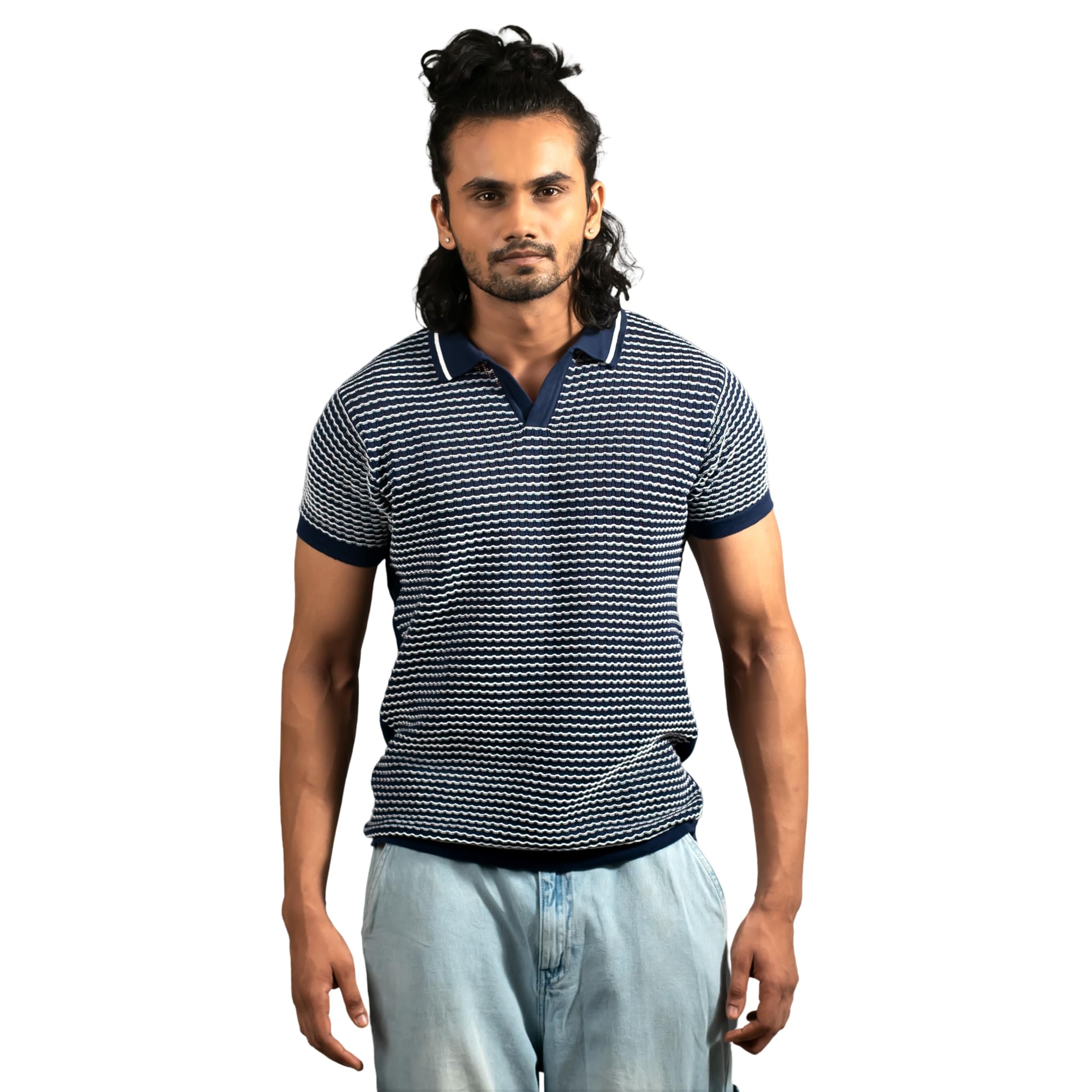 praga Men's Luxury T-Shirts – 100% Pure Cotton, Soft Fabric, Half Sleeves Stylish & Comfortable Everyday Wear, Breathable & Durable Tees for Casual & Smart Outfits-picture-34