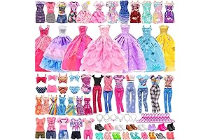 47 Pcs Doll Clothes and Accessories for Black Friday